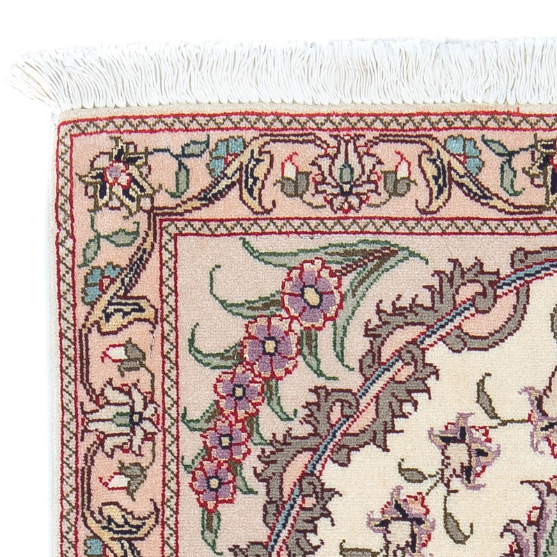 Täbriz - 50 Raj Teppich 60x90cm - Perserteppich - beige
