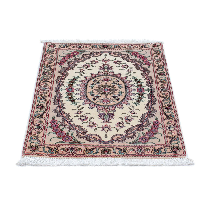Täbriz - 50 Raj Teppich 60x90cm - Perserteppich - beige