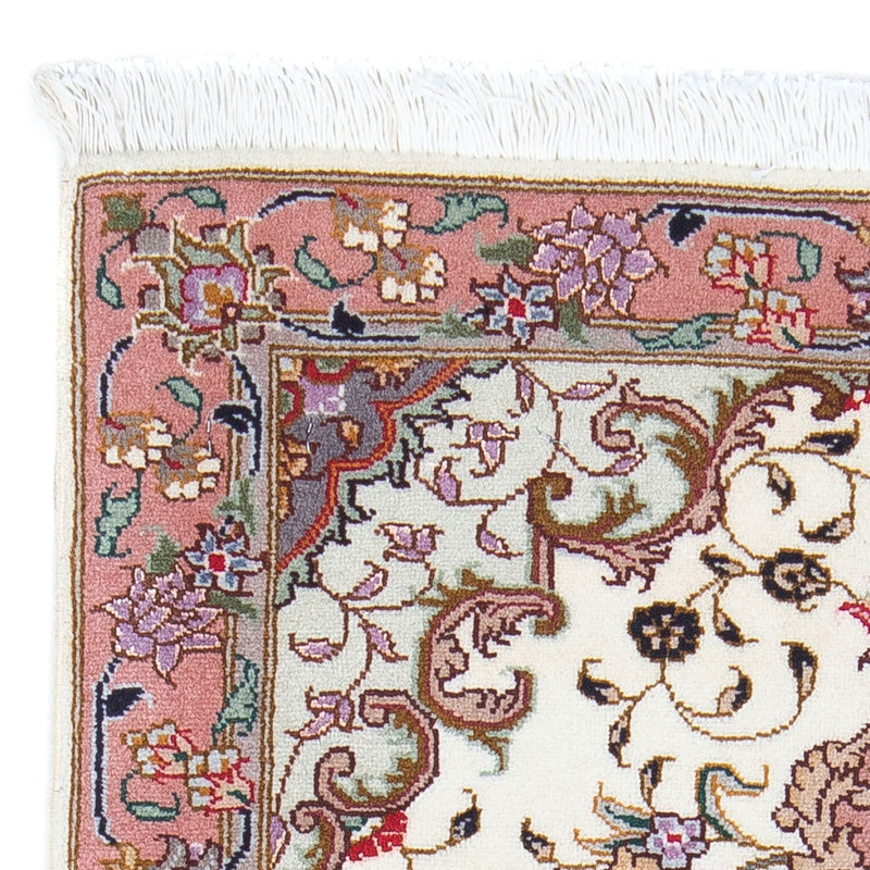 Täbriz - 50 Raj Teppich 60x90cm - Perserteppich - beige