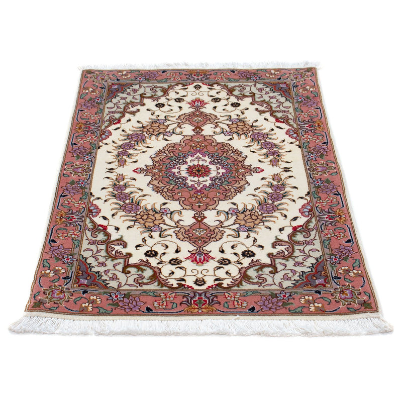 Täbriz - 50 Raj Teppich 60x90cm - Perserteppich - beige