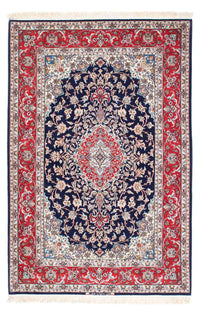 Isfahan Teppich 130x197cm - Perserteppich - dunkelblau – product image