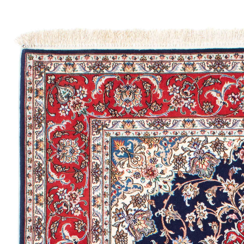 Isfahan Teppich 130x197cm - Perserteppich - dunkelblau