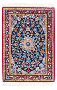 Isfahan Teppich 72x104cm - Perserteppich - dunkelblau – product image