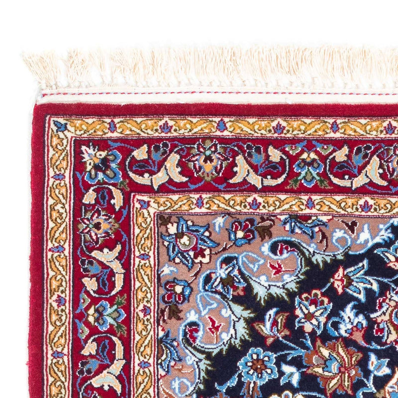 Isfahan Teppich 72x104cm - Perserteppich - dunkelblau