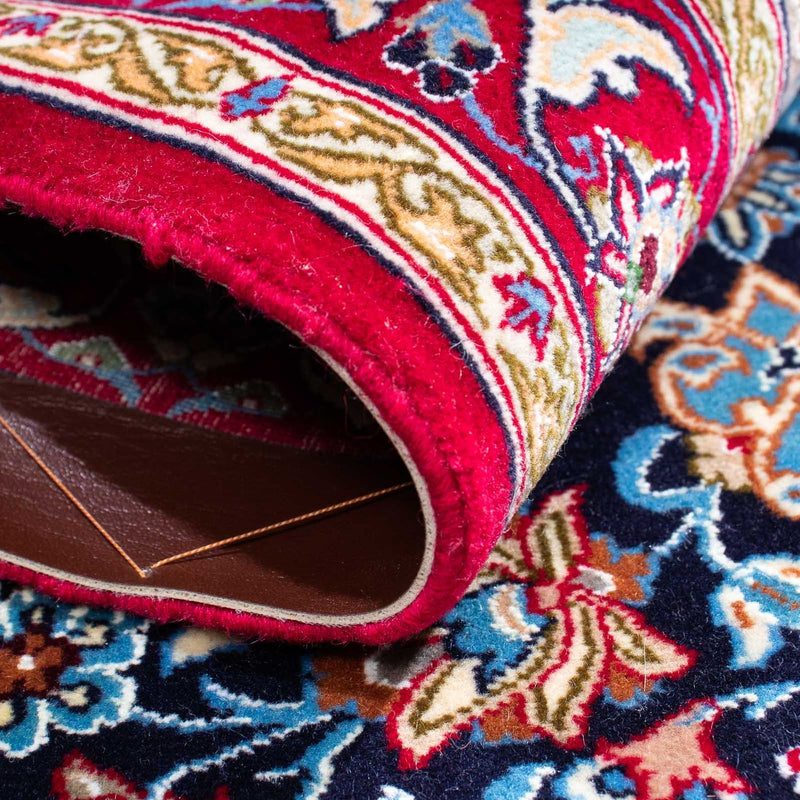 Isfahan Teppich 72x104cm - Perserteppich - dunkelblau