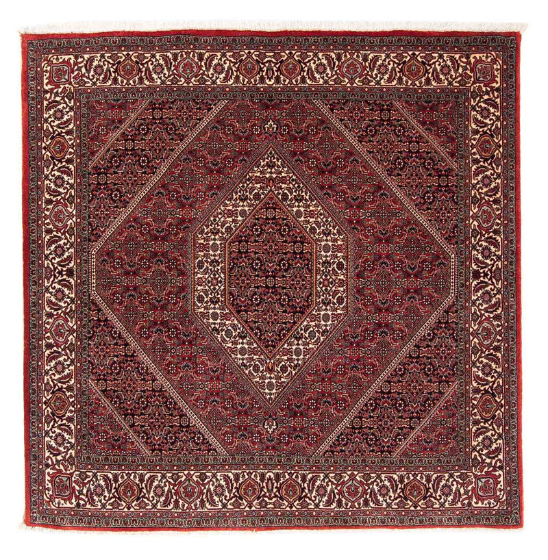 Bidjar Teppich 148x152cm - Perserteppich - dunkelrot