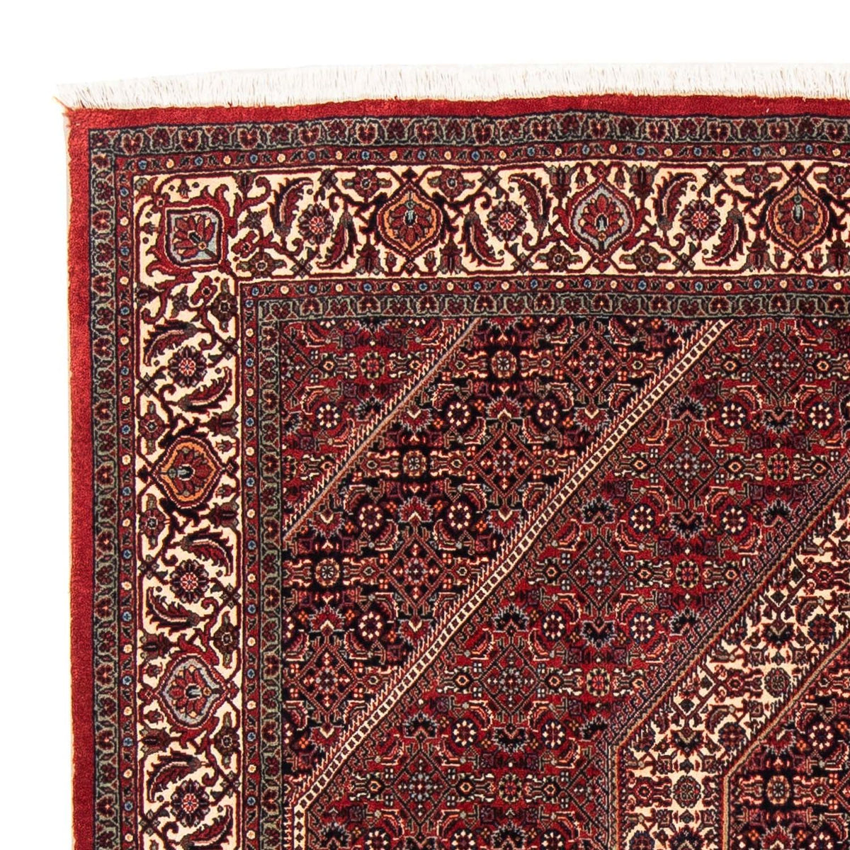 Bidjar Teppich 148x152cm - Perserteppich - dunkelrot