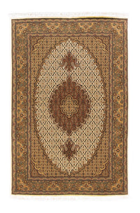Täbriz Teppich 102x155cm - Perserteppich - beige – product image