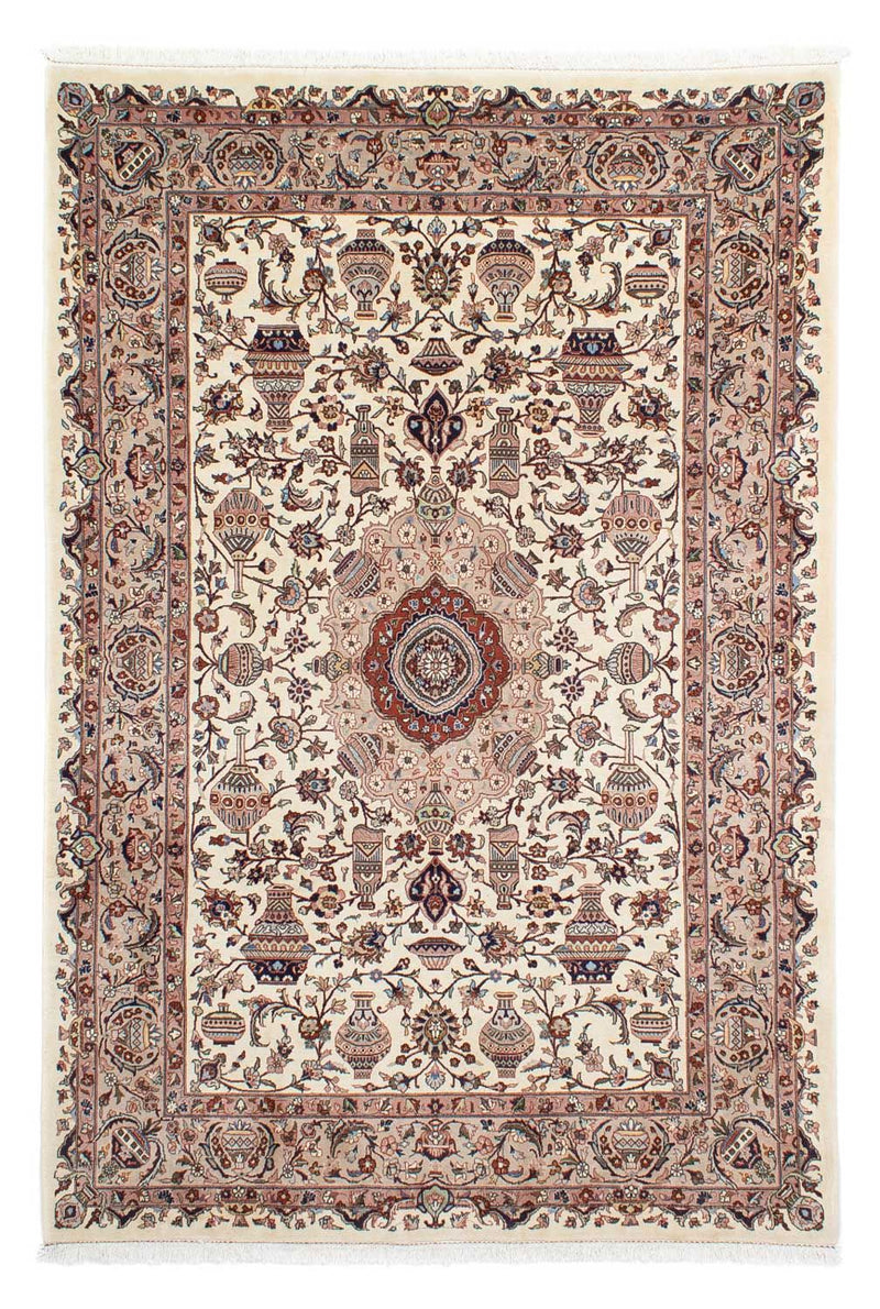 Kaschmar Teppich 197x282cm - Perserteppich - beige