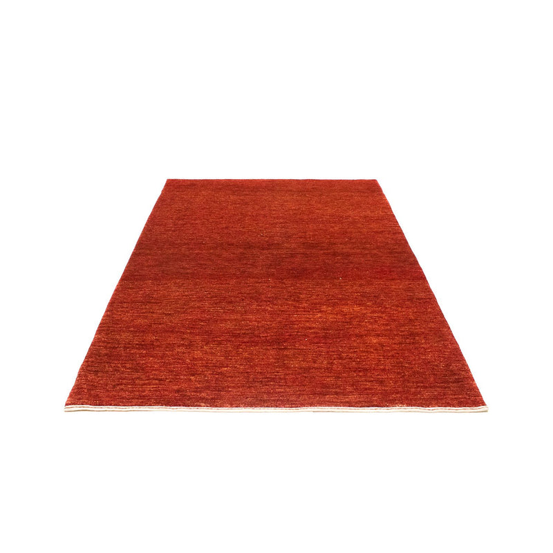 Gabbeh Teppich Indus 137x202cm - Wollteppich - dunkelrot