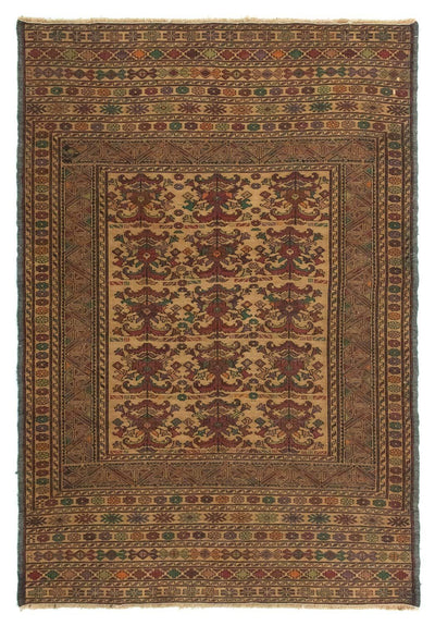 Kelim Fars Teppich 92x140cm - mehrfarbig