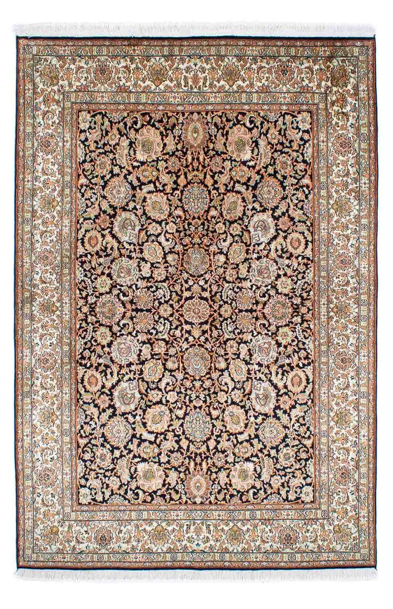 Kaschmar Teppich 154x226cm - Orientteppich - dunkelblau