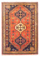 Shiraz Teppich 122x164cm - Perserteppich - rot