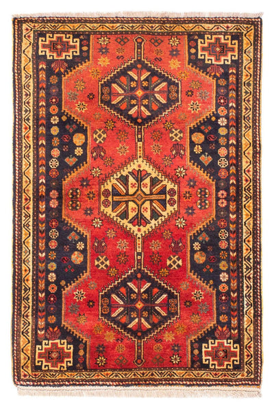 Shiraz Teppich 116x170cm - Perserteppich - dunkelrot