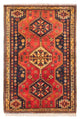 Shiraz Teppich 116x170cm - Perserteppich - dunkelrot