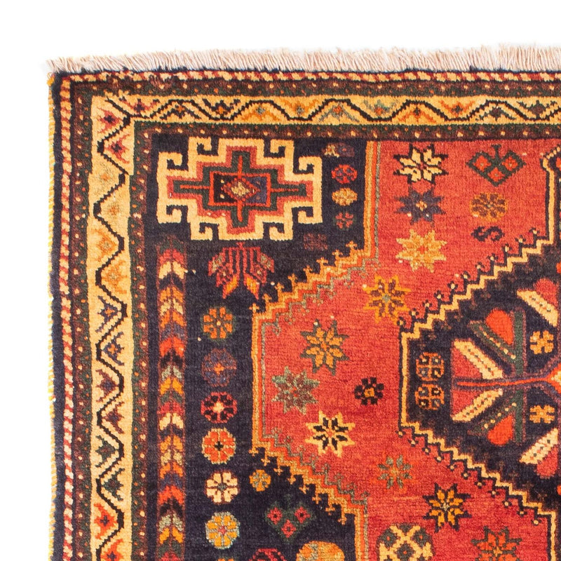 Shiraz Teppich 116x170cm - Perserteppich - dunkelrot