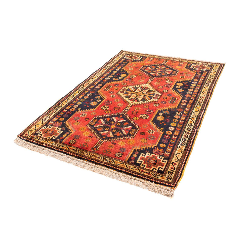 Shiraz Teppich 116x170cm - Perserteppich - dunkelrot