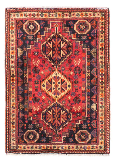 Shiraz Teppich 118x163cm - Perserteppich - dunkelrot