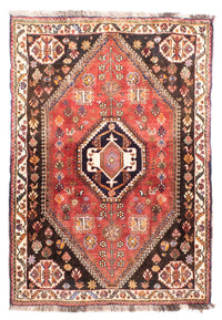 Shiraz Teppich 103x145cm - Perserteppich - hellrot – product image