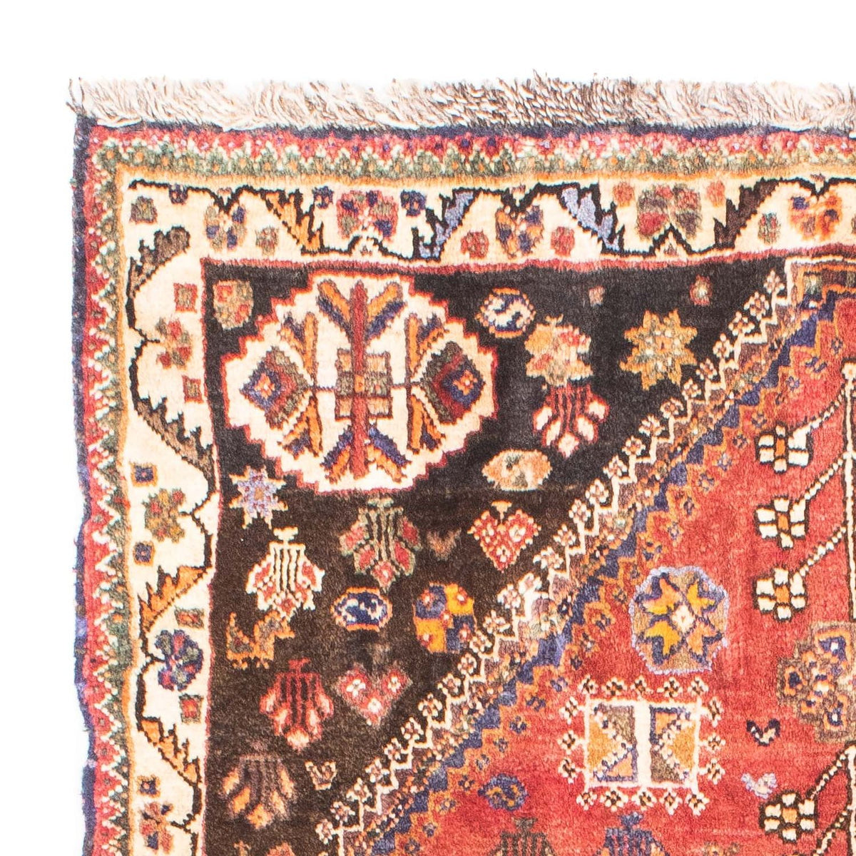 Shiraz Teppich 103x145cm - Perserteppich - hellrot