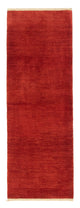 Gabbeh Persisch Teppich 85x245cm - Perserteppich Wollteppich - rot
