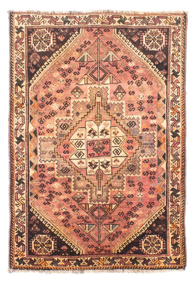 Shiraz Teppich 109x161cm - Perserteppich - hellrot
