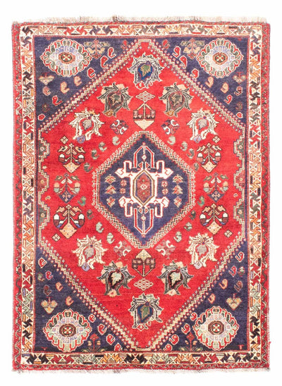 Shiraz Teppich 116x160cm - Perserteppich - dunkelrot