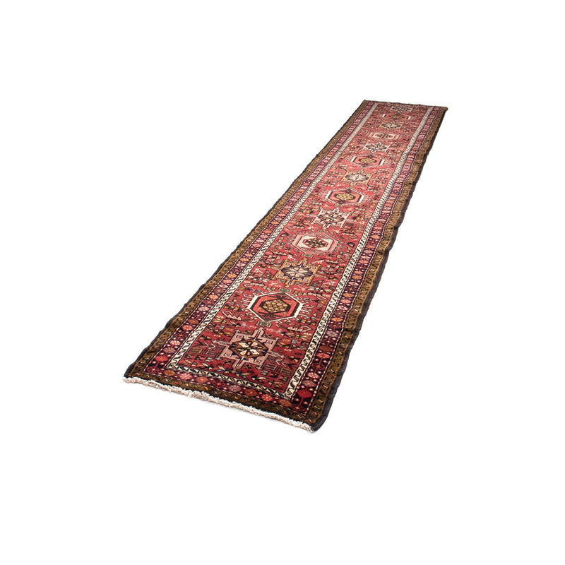 Hamadan Teppich 71x391cm - Perserteppich - rost