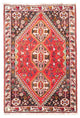 Ghashghai Teppich 114x162cm - Perserteppich - dunkelrot