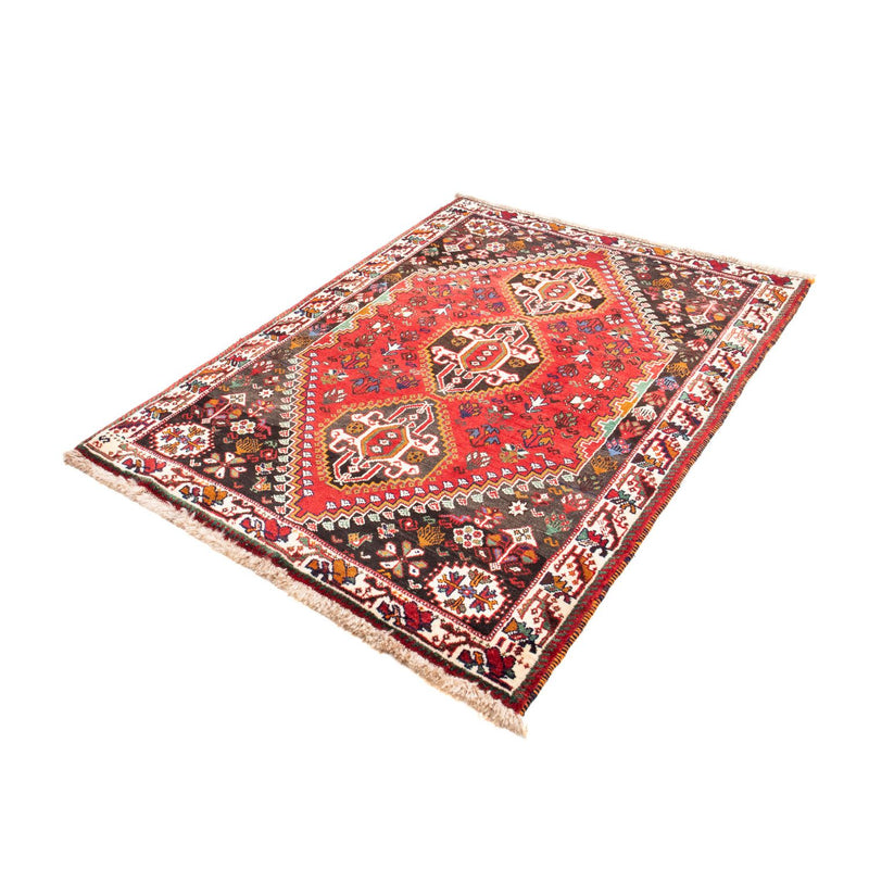 Ghashghai Teppich 114x162cm - Perserteppich - dunkelrot