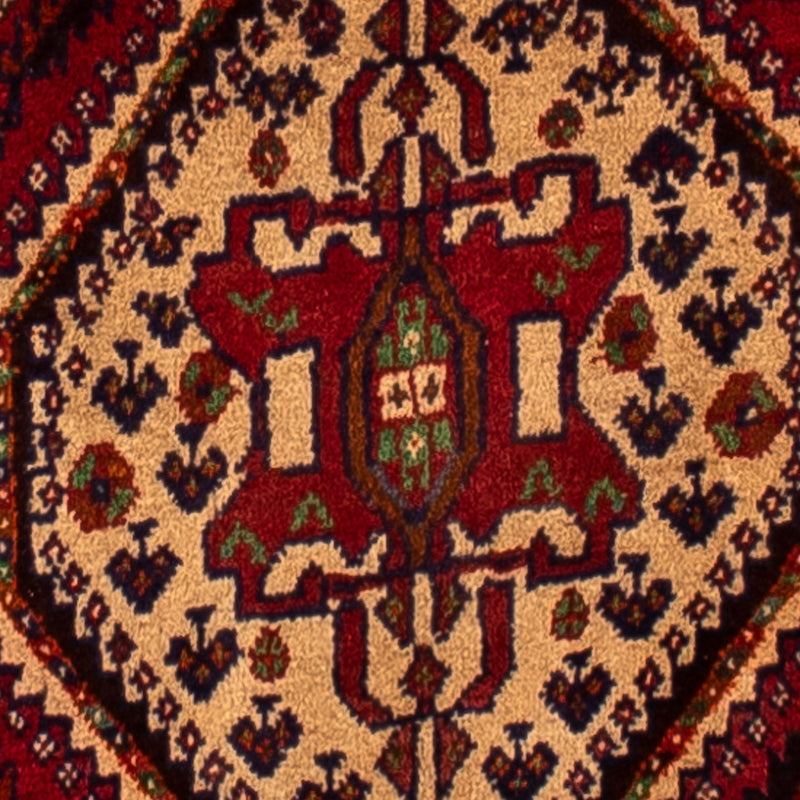 Ghashghai Teppich 177x280cm - Perserteppich - dunkelrot