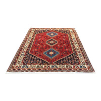 Yalameh Teppich 141x195cm - Perserteppich - rot – product image
