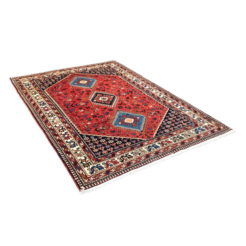 Yalameh Teppich 141x195cm - Perserteppich - rot