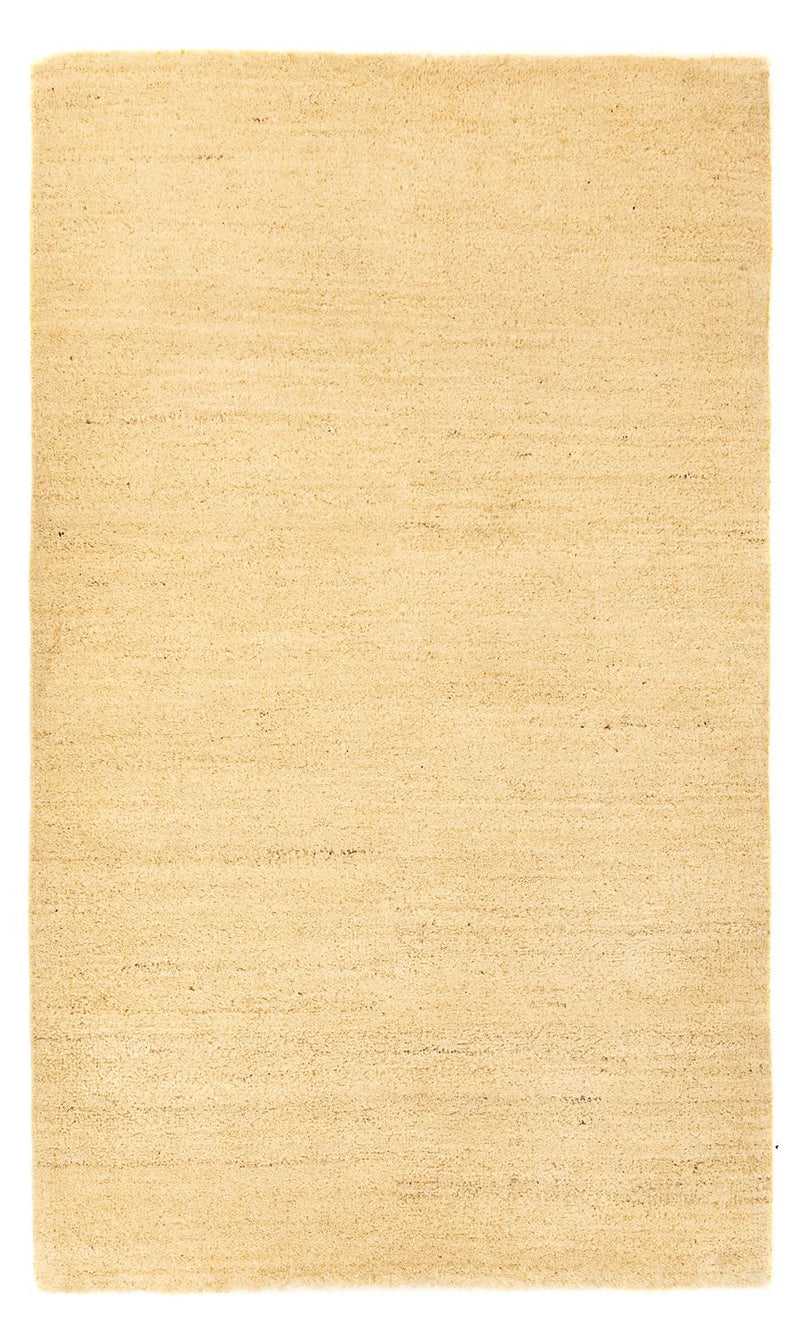 Gabbeh Teppich Indus 78x126cm - Wollteppich - beige