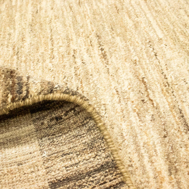 Gabbeh Teppich Indus 96x156cm - Wollteppich - hellbraun