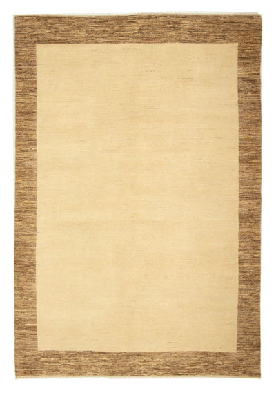 Gabbeh Teppich Indus 167x245cm - Wollteppich - beige