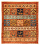 Pakistan Teppich 85x93cm - Orientteppich - rost