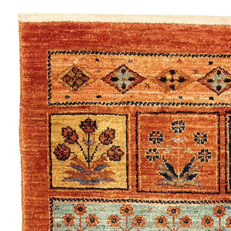 Pakistan Teppich 85x93cm - Orientteppich - rost