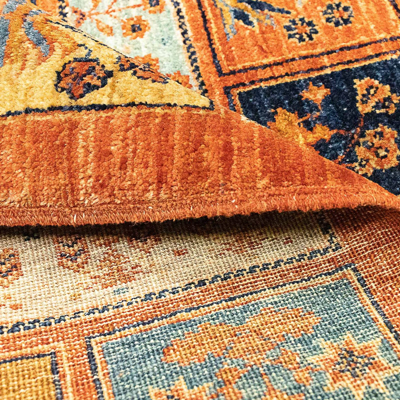 Pakistan Teppich 85x93cm - Orientteppich - rost