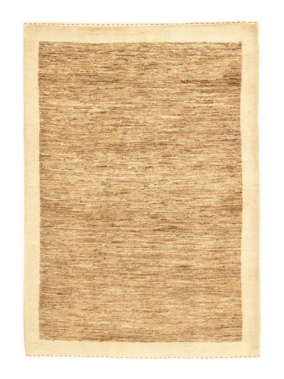 Gabbeh Teppich Indus 102x144cm - Wollteppich - beige