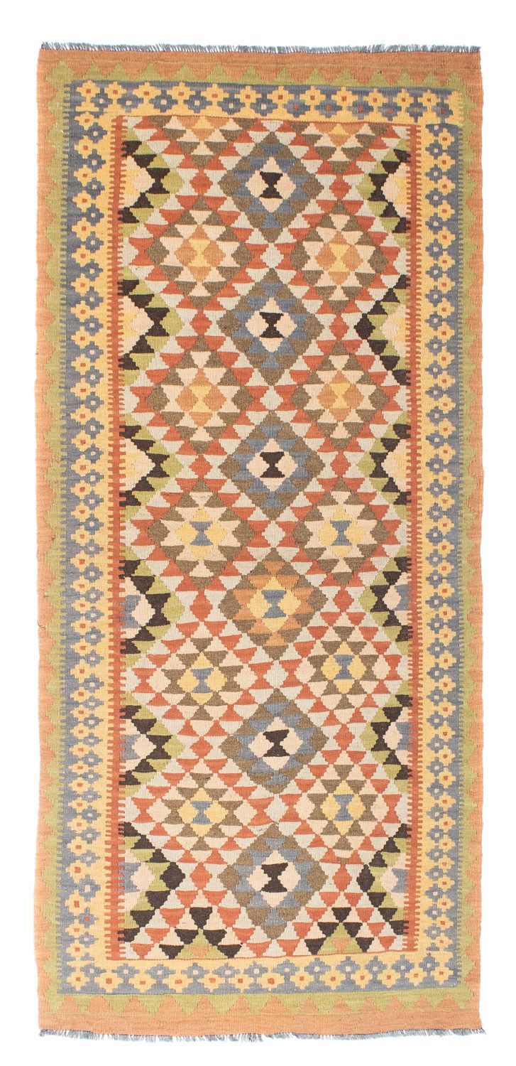 Kelim Teppich - Oriental 91 x 200 cm - hellbraun