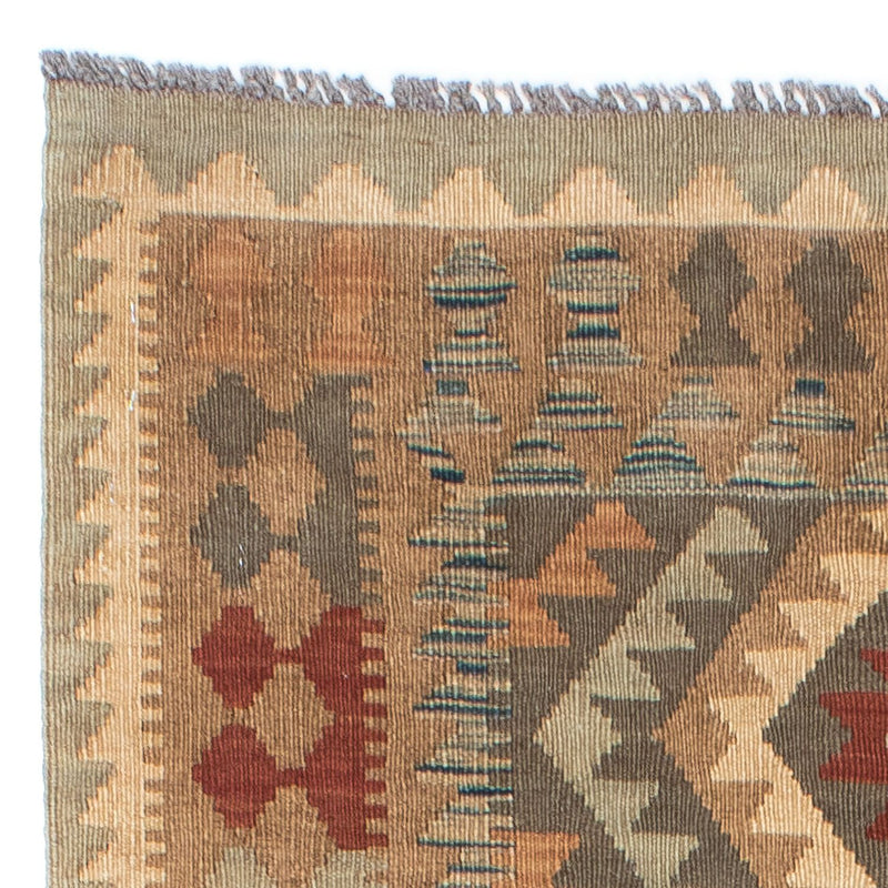 Kelim Teppich - Oriental 83 x 192 cm - hellbraun