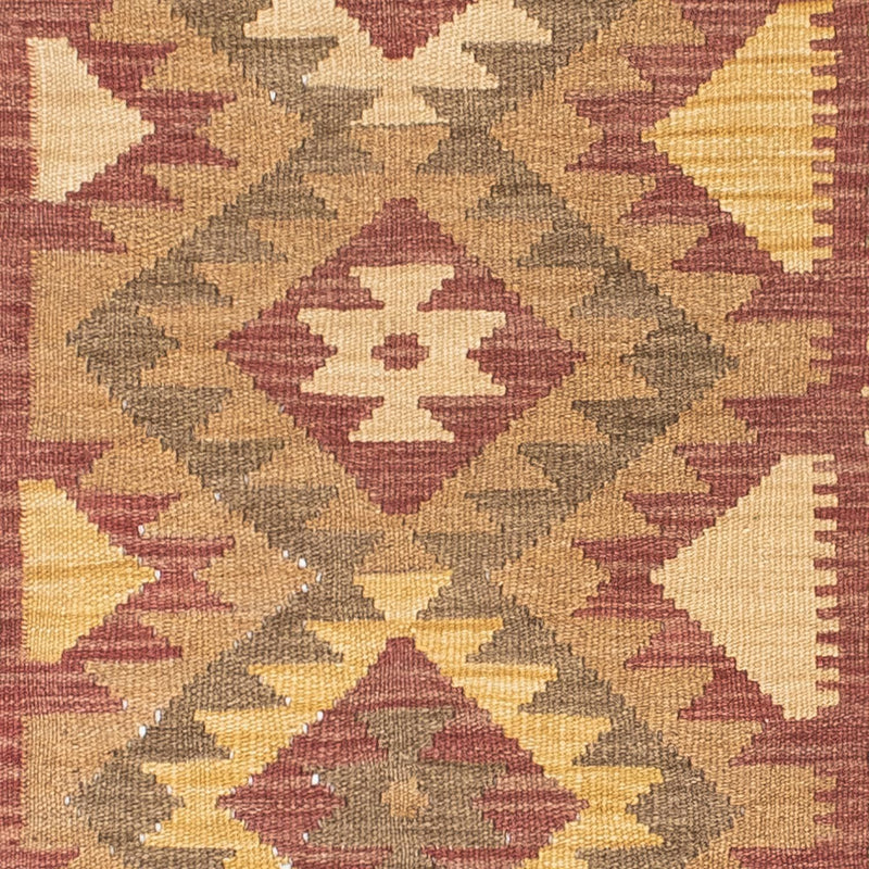 Kelim Teppich - Oriental 77 x 192 cm - hellbraun
