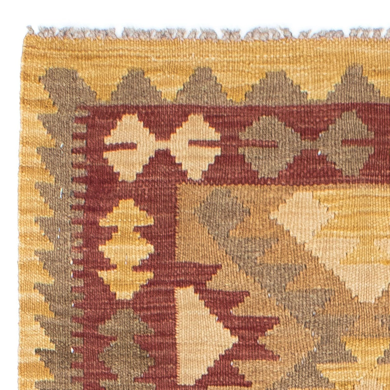 Kelim Teppich - Oriental 77 x 192 cm - hellbraun