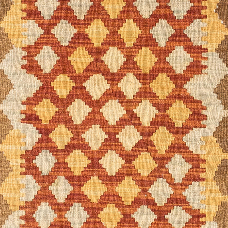 Kelim Teppich - Oriental 74 x 191 cm - hellbraun