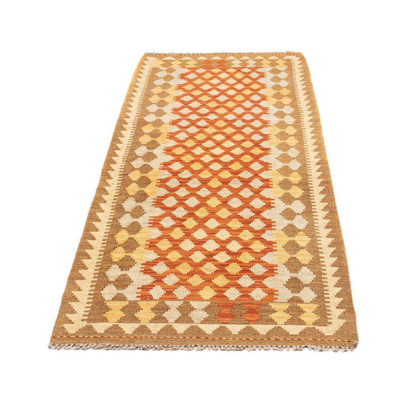 Kelim Teppich - Oriental 74 x 191 cm - hellbraun