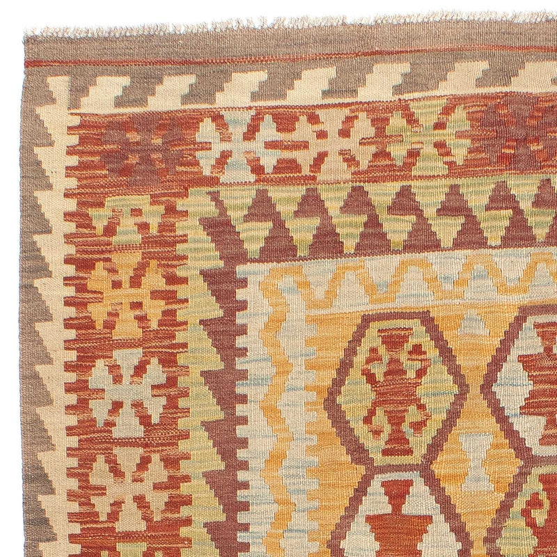 Kelim Fars Teppich 146x201cm - mehrfarbig