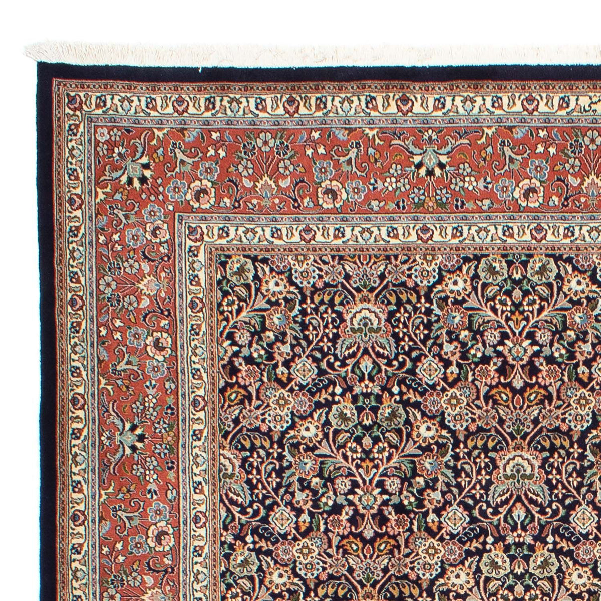 Moud Teppich 219x274cm - Perserteppich - schwarz
