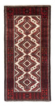 Belutsch Teppich 103x218cm - Orientteppich - rot