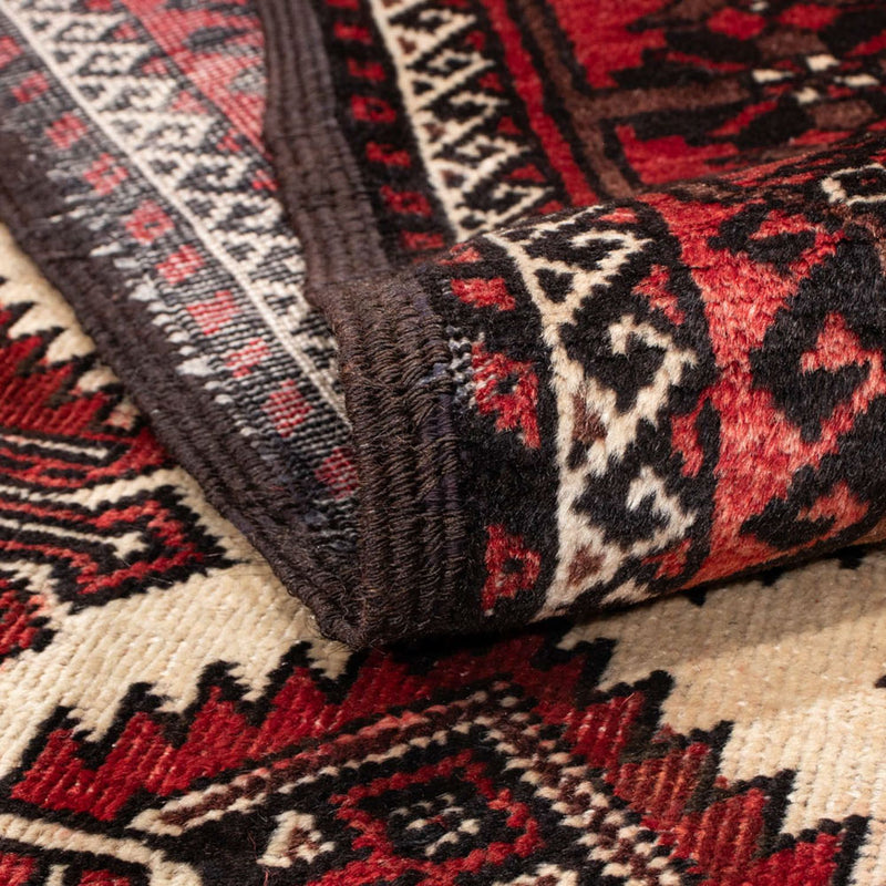 Belutsch Teppich 103x218cm - Orientteppich - rot